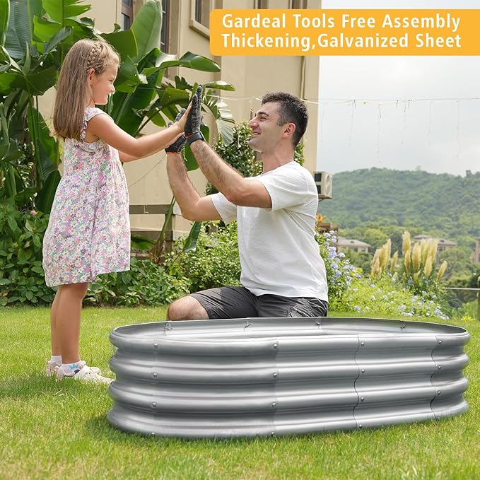 Garden Galvanized Raised Garden Bed Kit - Image 6