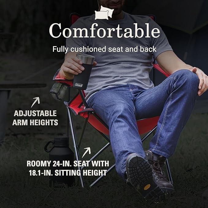 Coleman Broadband Mesh Quad Camping Chair - Image 3
