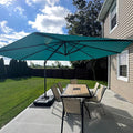 PURPLE LEAF 11 Feet Patio Cantilever Umbrella by PURPLELEAF