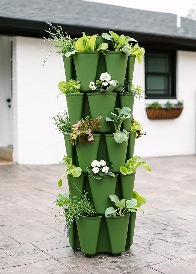 Greenstalk Patented Large 5 Tier Vertical Garden Planter - Image 5