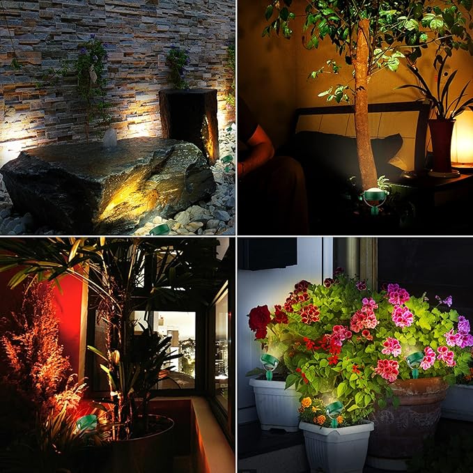 BIGMONAT Cordless Landscape Light Rechargeable, Color Changing Planter - Image 3