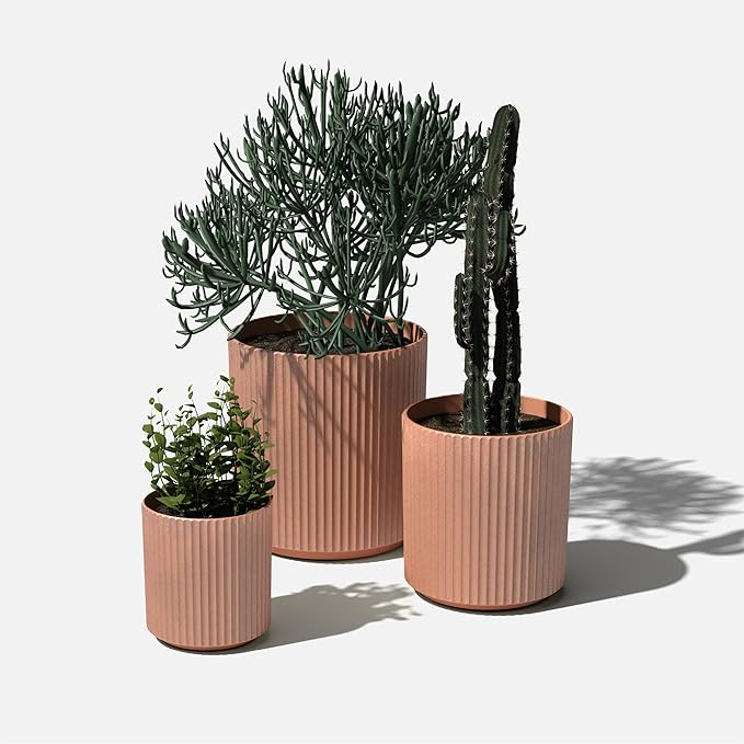 Veradek Demi Series Set of 3 Round Planters - Image 9