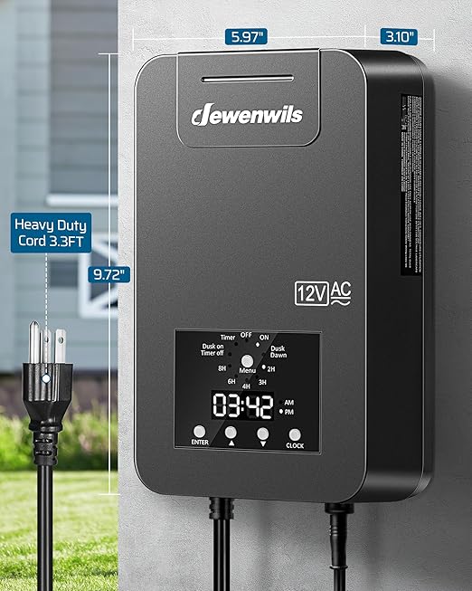 DEWENWILS 200W Low Voltage Landscape Transformer - Image 8