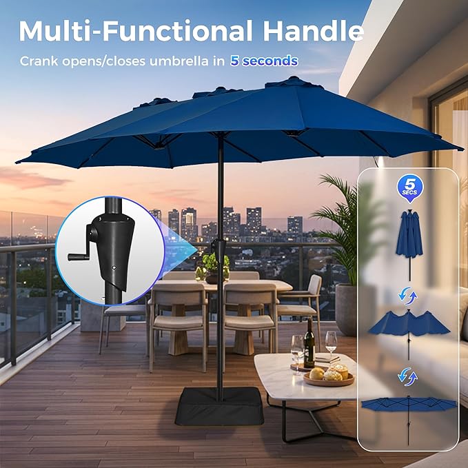 SUPERJARE 13FT Outdoor Umbrella - Image 5