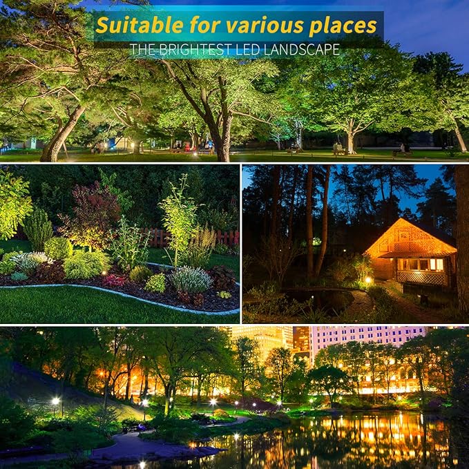 LED Landscape Lights, 5W 120V AC Outdoor Pathway Garden Yard Spotlight - Image 6