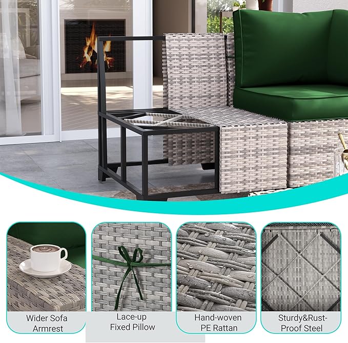 13-Piece Outdoor Patio Furniture Set - Image 4