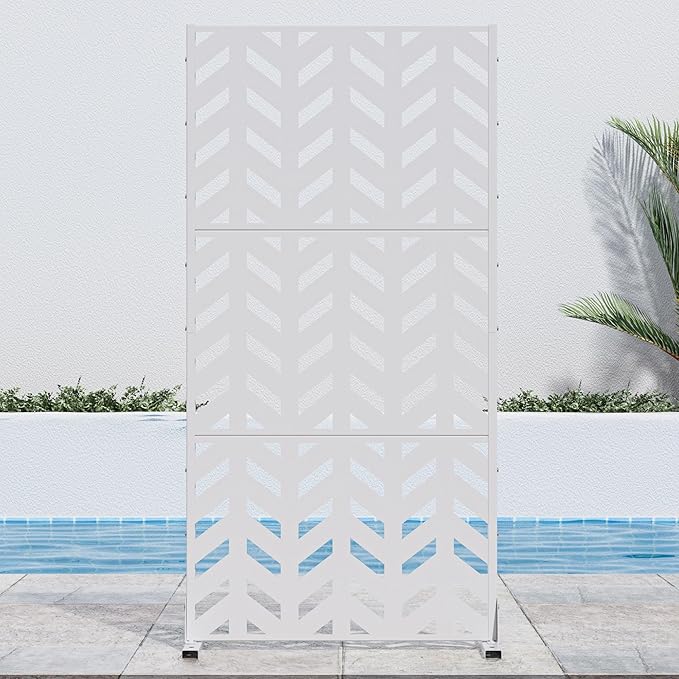 Casaphoria Metal Privacy Screen Outdoor by Casaphoria