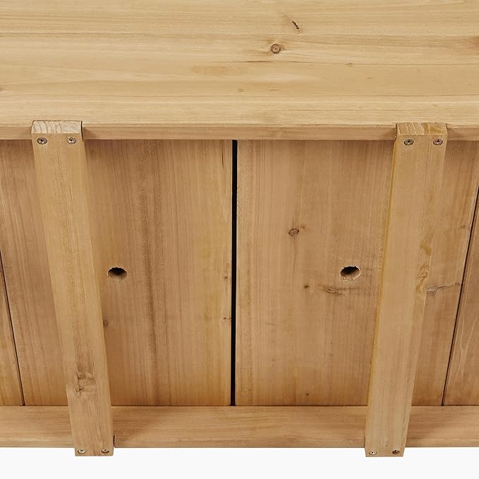 Yaheetech 49x22x32in 8 Pockets Horticulture Raised Garden Bed Elevated Wood - Image 8
