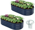Galvanized Metal Planter Raised Garden Bed Kit by ZFHgarden