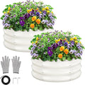 GreatBuddy 2x2x1 ft Round Galvanized Raised Garden Bed, Easy-Assembly Raised Bed by GreatBuddy