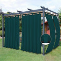 Easy-Going Outdoor Patio Curtains Detachable Tab Top Windproof Weatherproof by Easy-Going