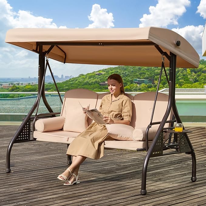 3 in 1 Outdoor Porch Swing by YALISSEY