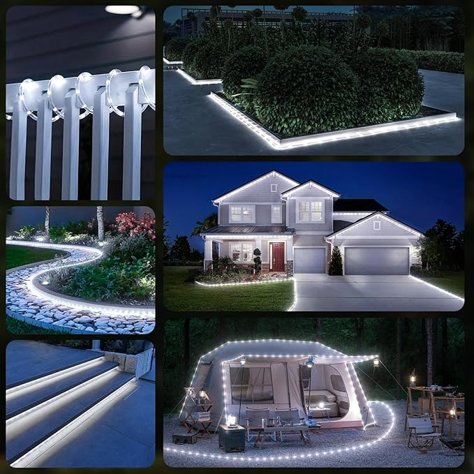 100Ft 720 LED Rope Lights Outdoor Waterproof - Image 6
