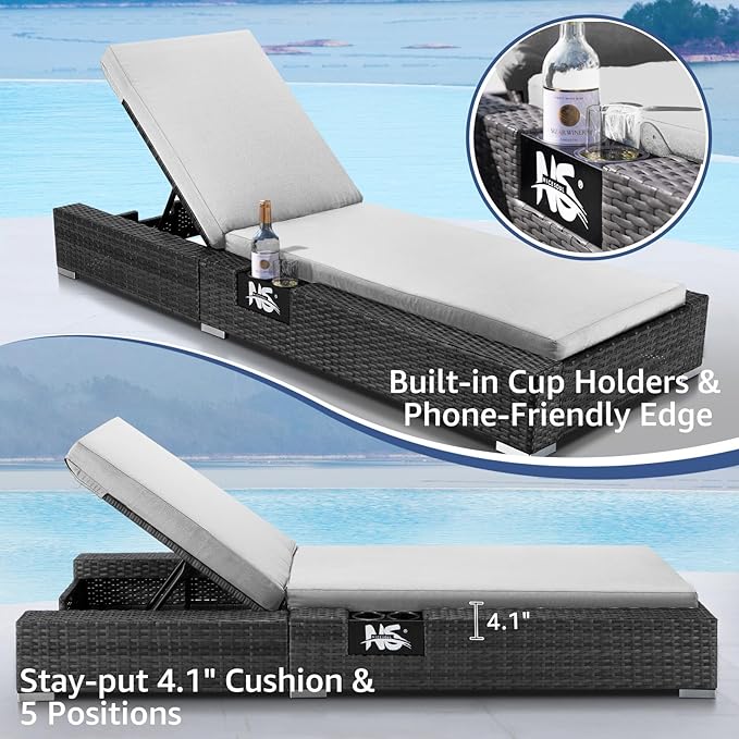 NICESOUL 13 Piece Outdoor Furniture - Image 9