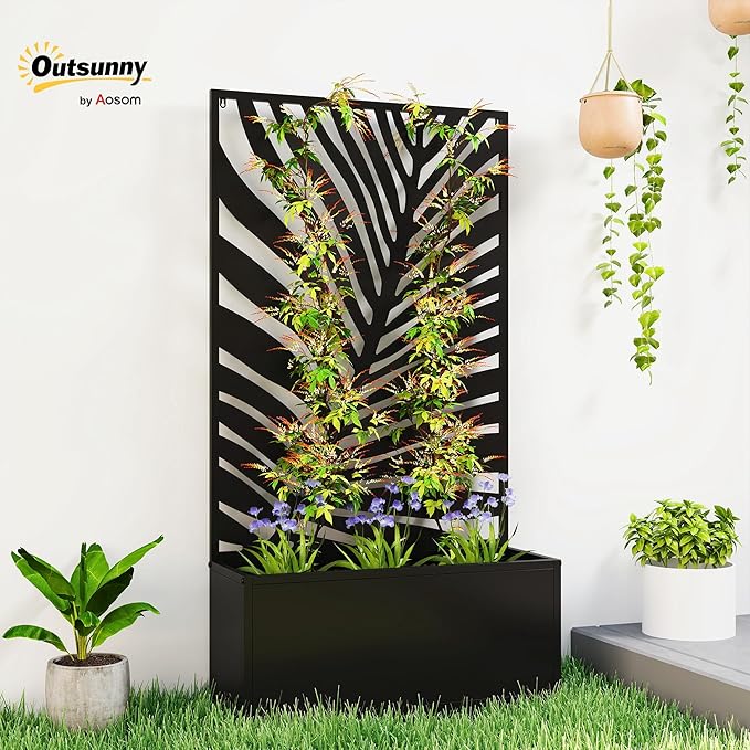 Outsunny Metal Raised Garden Bed - Image 2