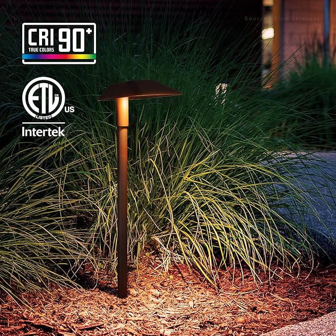 LEONLITE 12 Pack 5CCT Low Voltage Landscape Lights, 5W Anti-Glare LED Pathway - Image 2