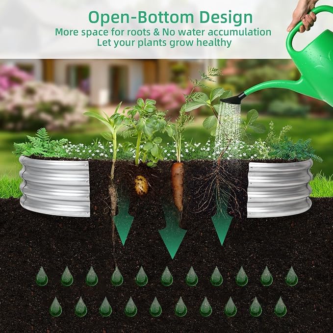 2 pcs 4×2×1 ft Raised Garden Bed - Image 6