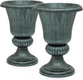 Magshion 20" Urn Planters for Outdoor Plants, Large Decorative Front Porch by Magshion