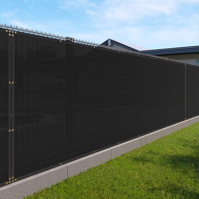 Windscreen4less Privacy Fence Screen Heavy Duty Windscreen Fencing Mesh Fabric by Windscreen4less