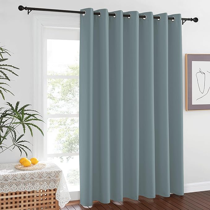 NICETOWN Extra Wide Patio Door Curtain 84 inch Long by NICETOWN