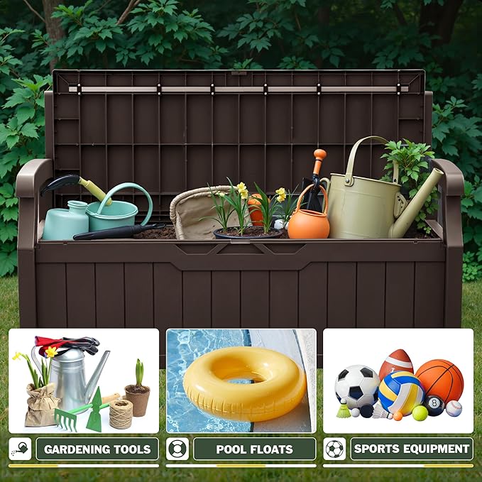 Flamaker 80 Gallon Storage Bench - Image 6