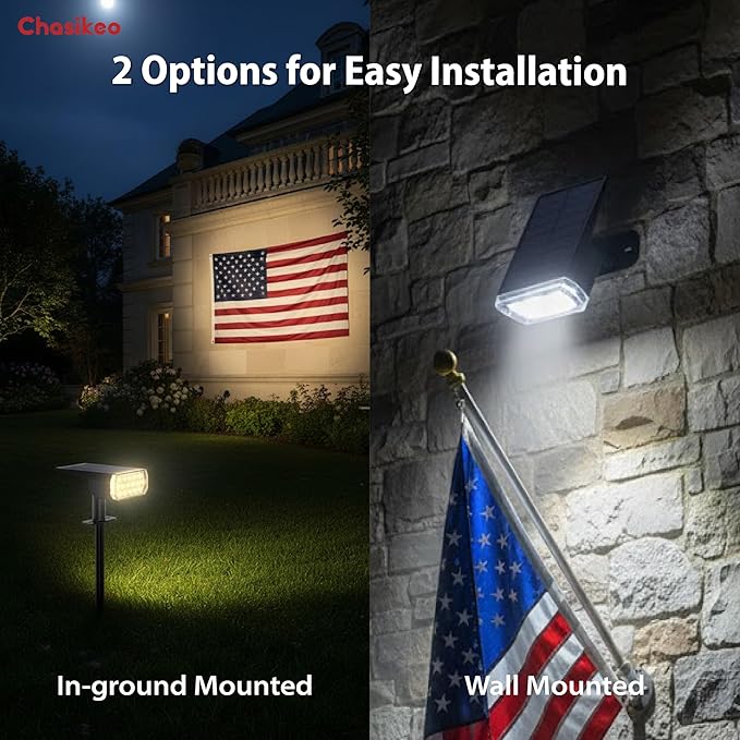 Solar Lights Outdoor Waterproof, LED Solar Spot Lights Outdoor, 7 Color - Image 5