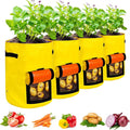 JJGoo Potato Grow Bags, 4 Pack 10 Gallon by JJGoo