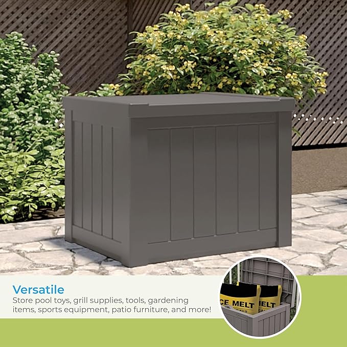 Suncast 22-Gallon Small Deck Box - Image 4