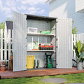 Aoxun White Resin Outdoor Storage Shed by Aoxun