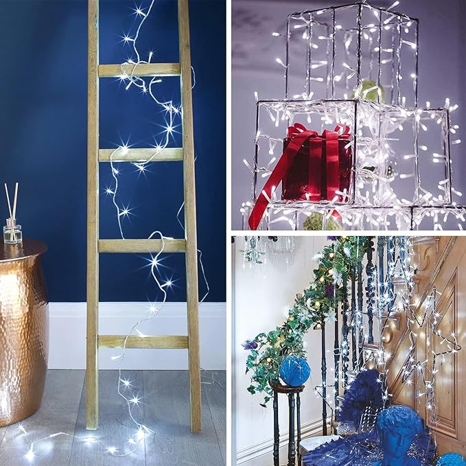 Cool White to Multicolor Color Changing 100 LED 33FT Connectable Christmas - Image 8