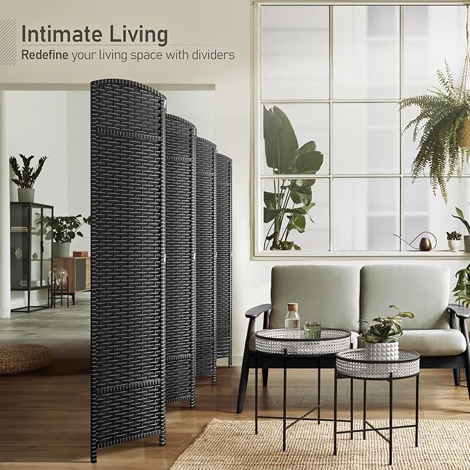 Sorbus 8 Panel Room Divider 6 ft. Tall - Image 2