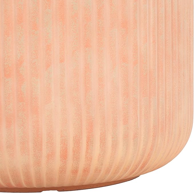 SAFAVIEH Outdoor Collection Lucca Terracotta Cement Ficonstone Planter Pot - Image 6