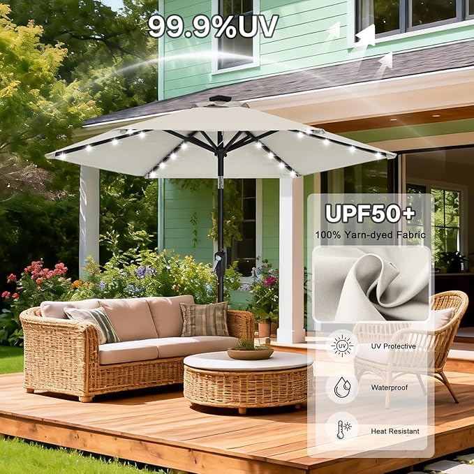ABCCANOPY Durable Solar Led Patio Umbrellas - Image 5