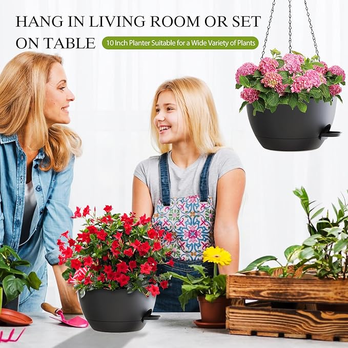 10 Inch Hanging Baskets 2 PC - Image 6