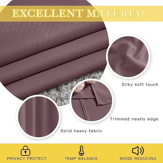 NICETOWN Wide Curtain 84 inch Length - Image 4