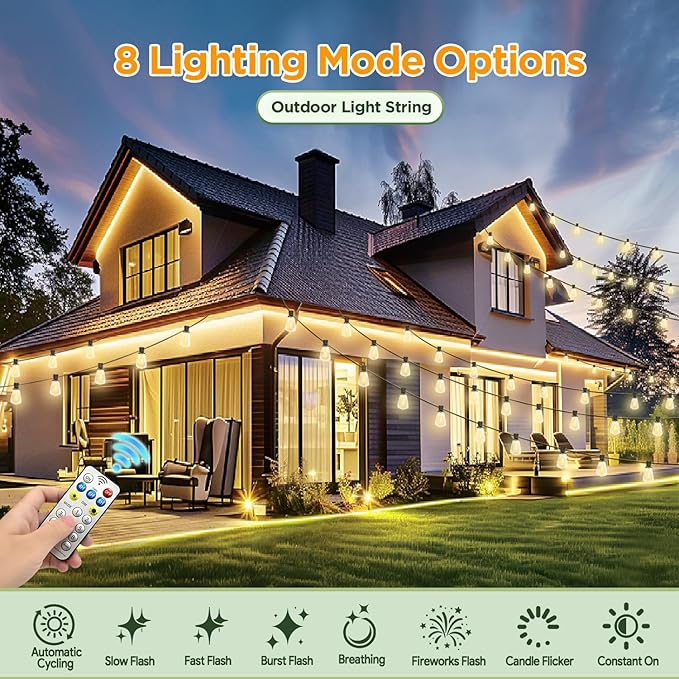 Solar String Lights Outdoor Waterproof - Image 2