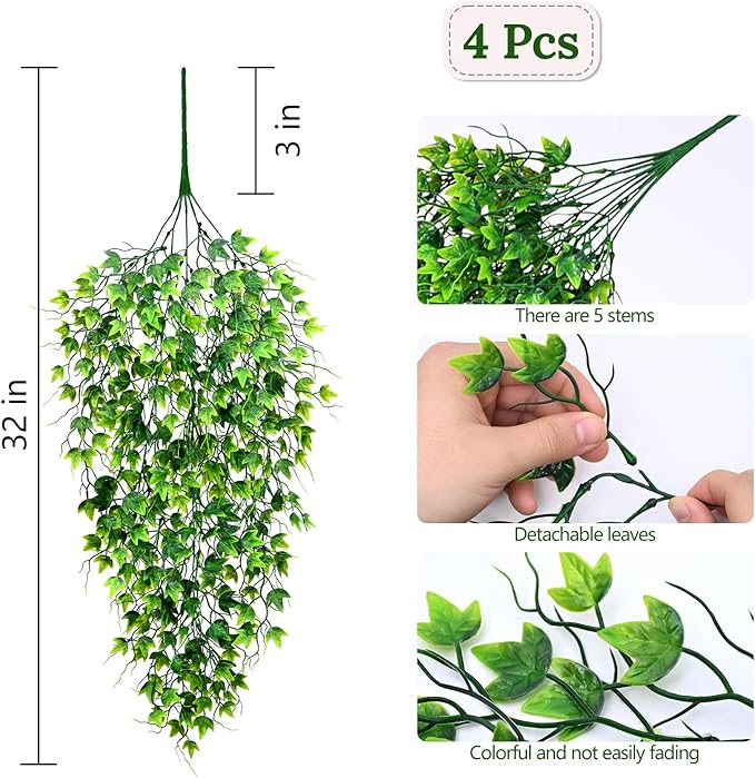 Waipfaru Artificial Hanging Ivy - Image 4