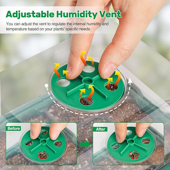 Bonviee 10 Packs Seed Starter Tray - Image 4