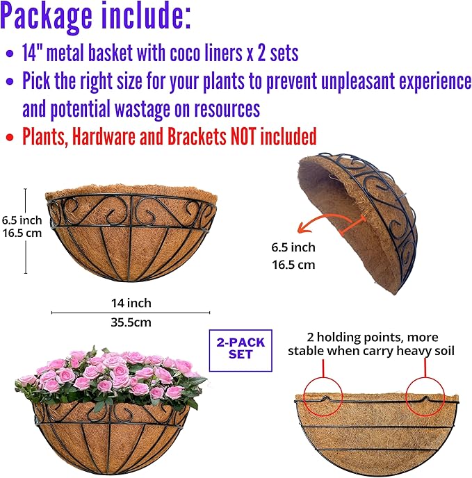 LaLaGreen Large Wall Planter Outdoor - Image 2
