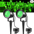 T-SUN Green Spotlight Outdoor, Waterproof LED Landscape Lighting by T-SUN