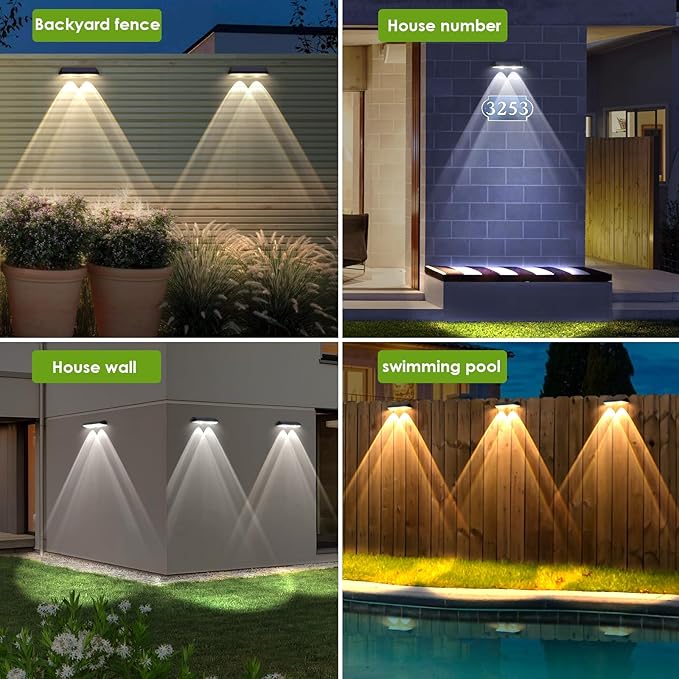 Solar Fence Lights Outdoor - Image 6