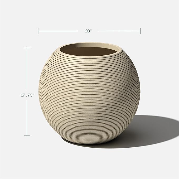Veradek Strata Series Sphere Round Planter - Image 2