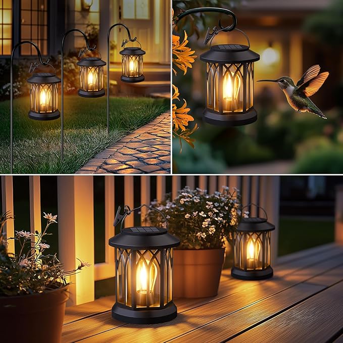 6 Pack Solar Lanterns Outdoor Waterproof - Image 6