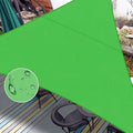 LOVE STORY Right Triangle 10'x11'x14.9' Waterproof Sun Shade Sail Canopy UV by LOVESTORY