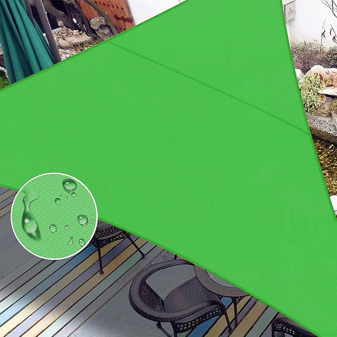 LOVE STORY Right Triangle 10'x10'x14.1' Waterproof Sun Shade Sail Canopy UV by LOVESTORY