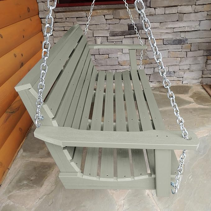 Highwood Weatherly Porch Swing 5 Feet, Eucalyptus - Image 3