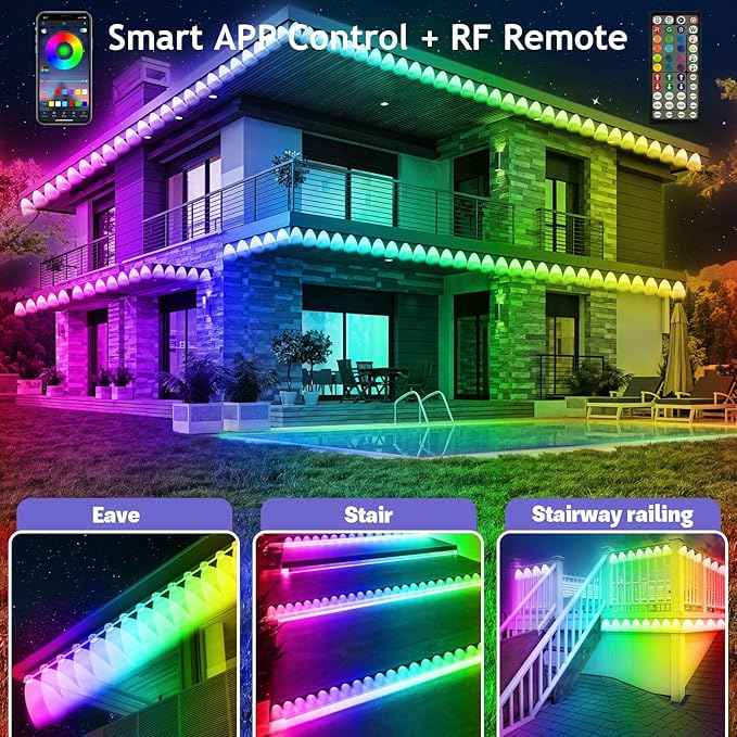 FBZ 300FT Permanent Outdoor RGB Lights - Image 2