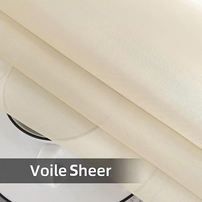 SpaceDresser Waterproof Outdoor Sheer Curtains - Image 9