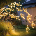 JJGoo Solar Garden Lights, New Upgraded 4 Pack Solar Swaying Starburst Light by JJGoo