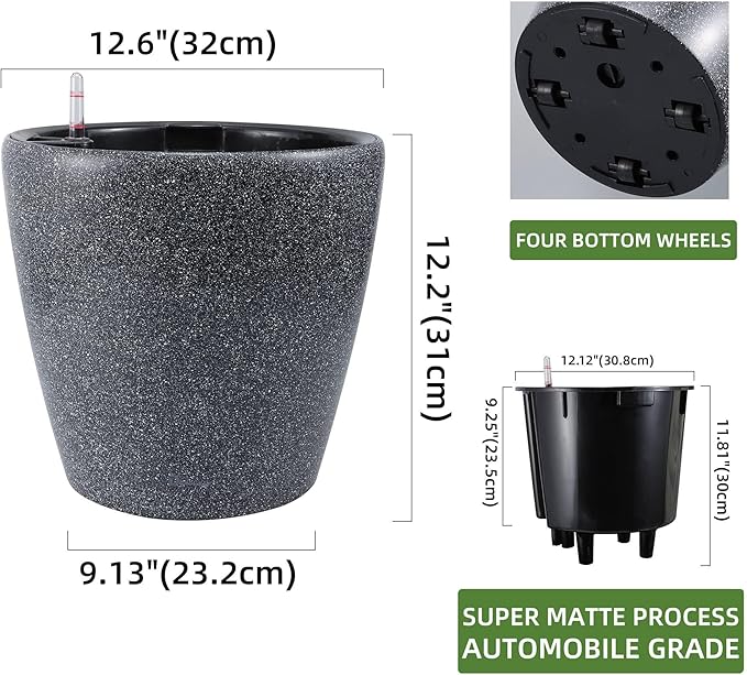 Dexceder 13x12 Self Watering Planter - Image 3